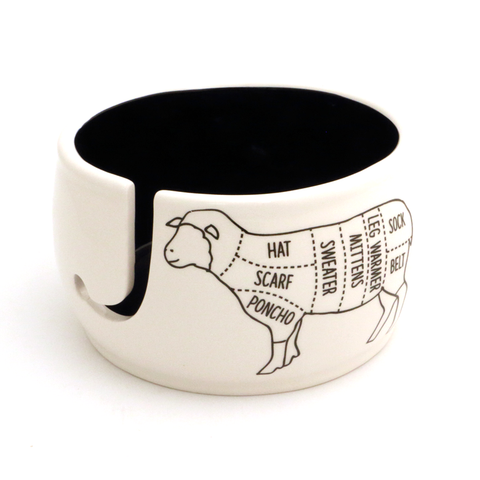 Sheep Yarn Bowl, Sheep Parts