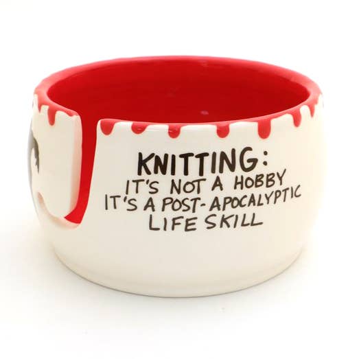 Bloody Zombie Yarn Bowl