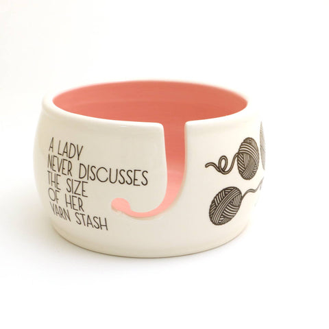 Yarn Bowl, Size of Stash, Yarnaholic