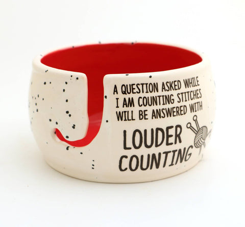 Counting Stitches Yarn Bowl