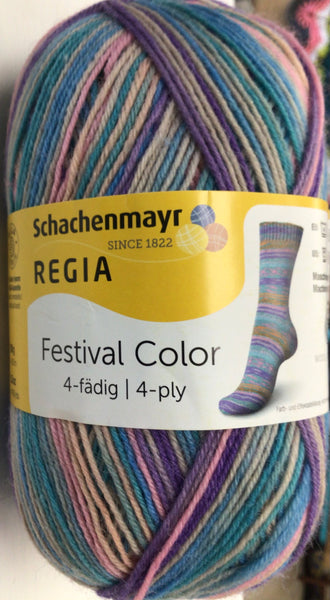 Schachenmayr Regia 4-ply Sock yarn Festival Color